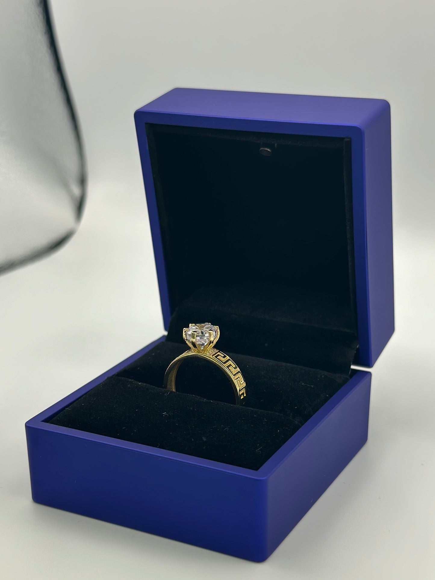 Trio of wedding ring .