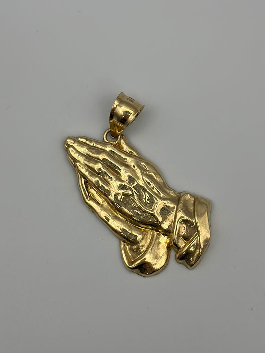 Praying hands pendant