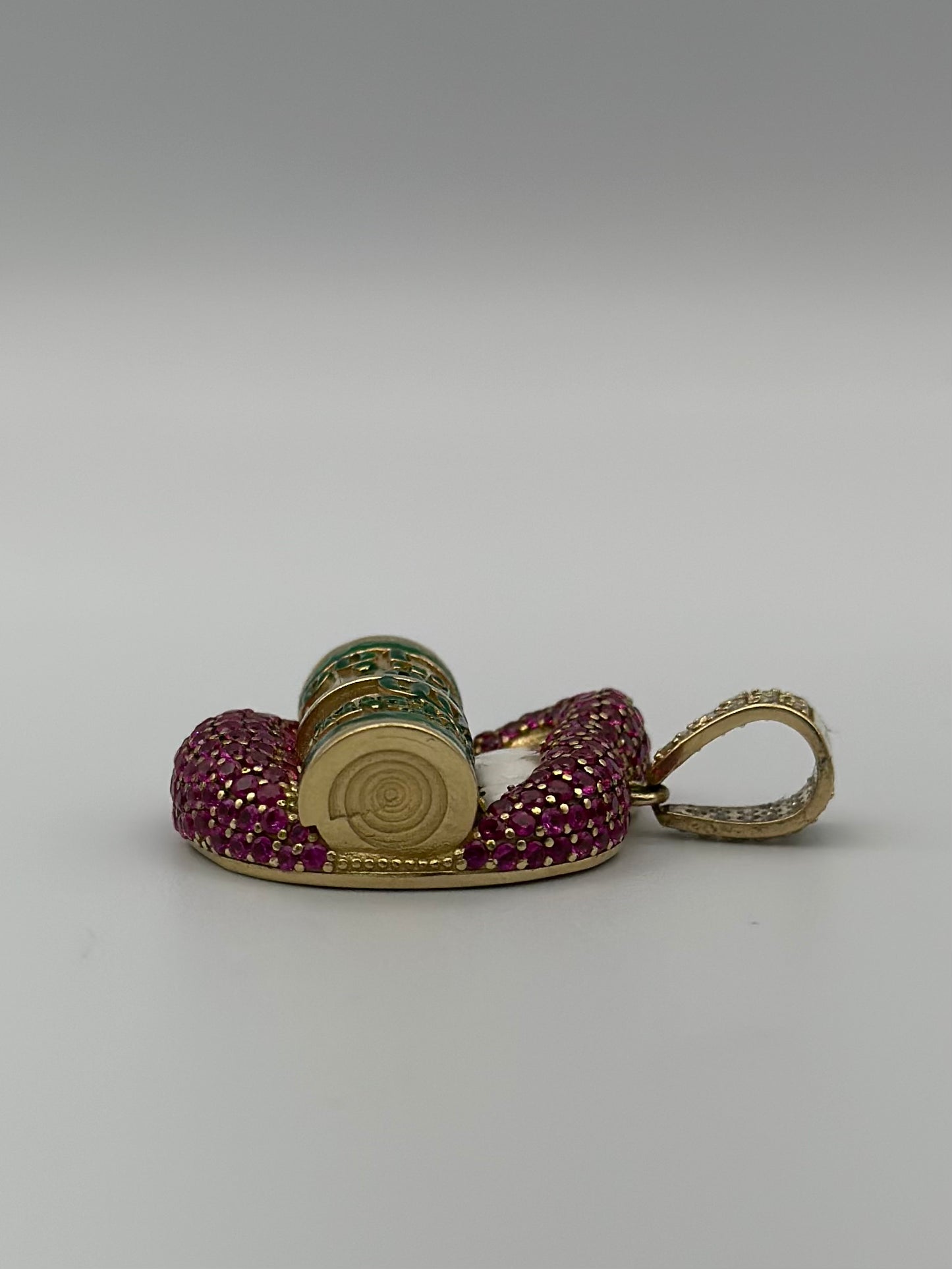 Mouth Holding Bills Pendant