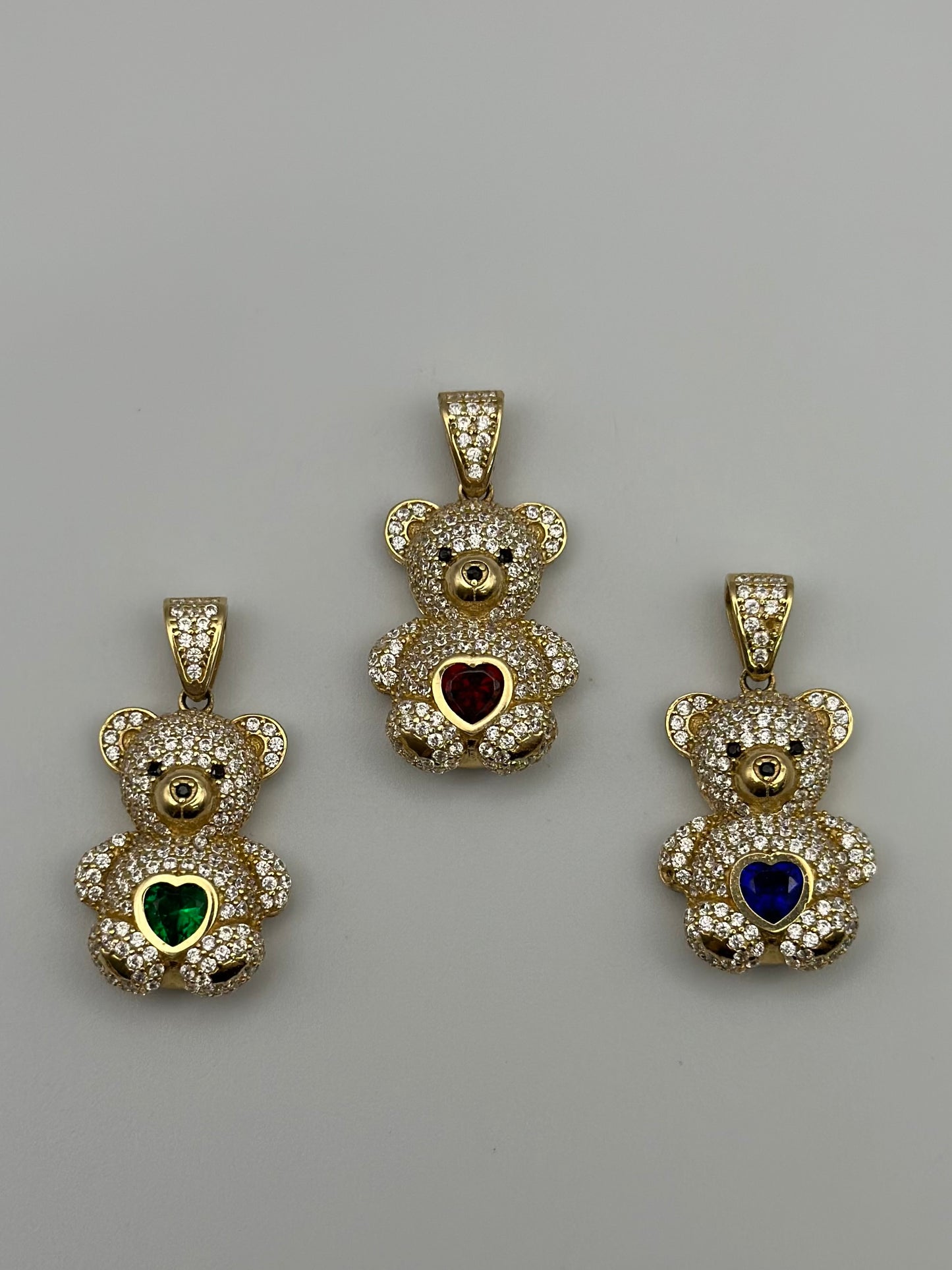 Colorful bear pendant