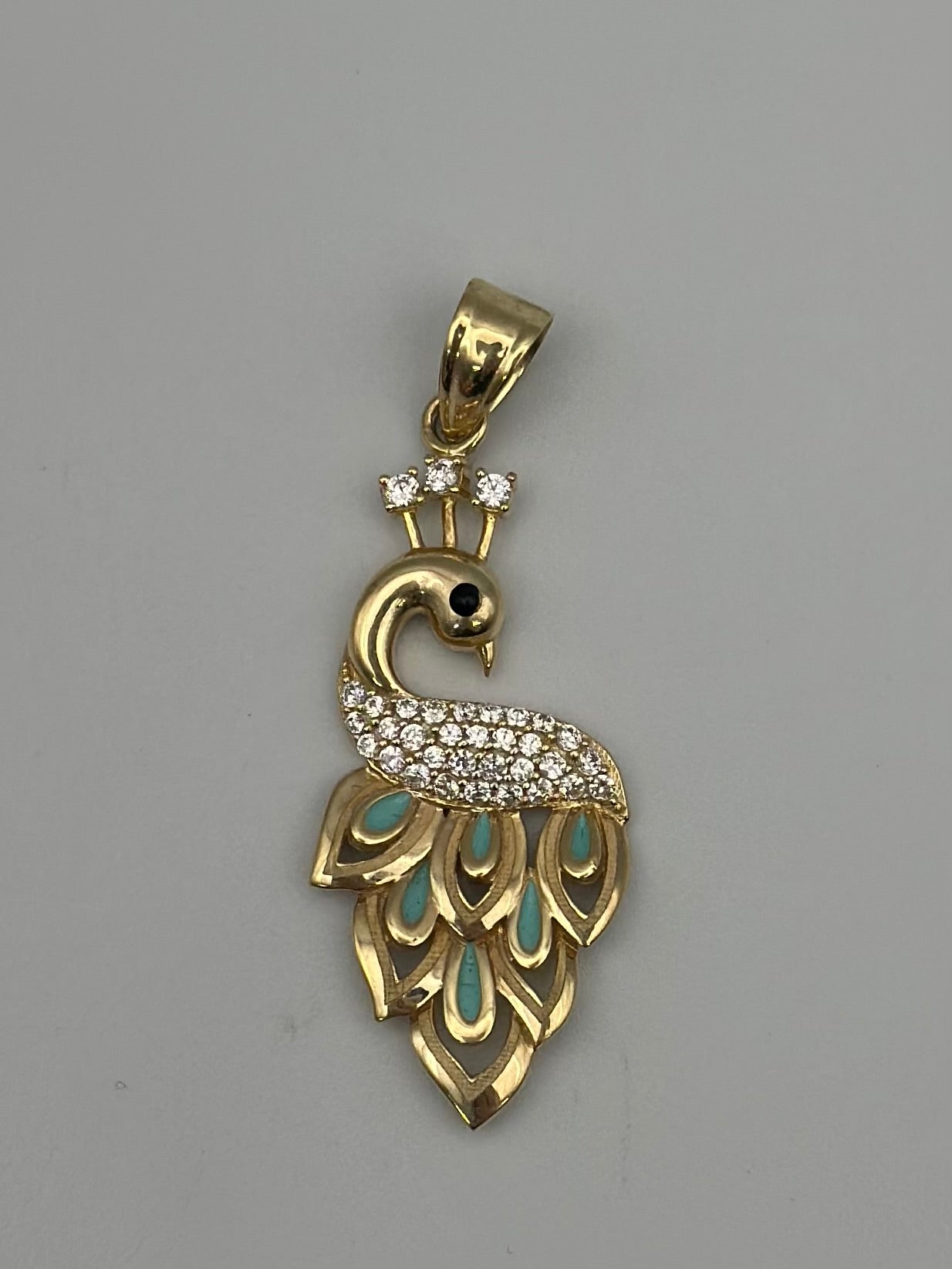 Peacock pendant