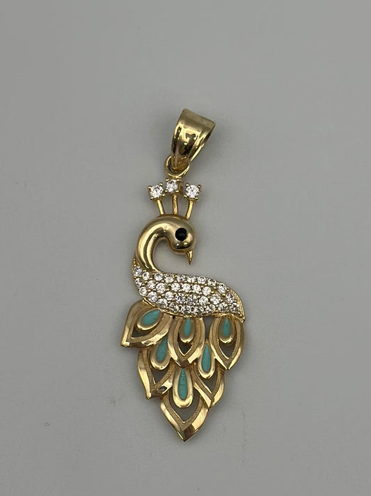 Peacock pendant