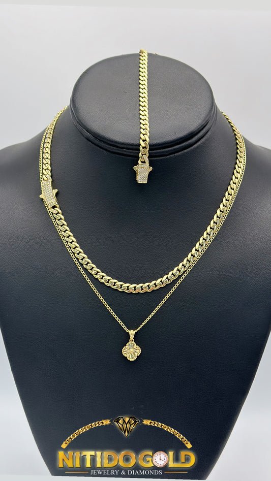 Set de choker gold 14k