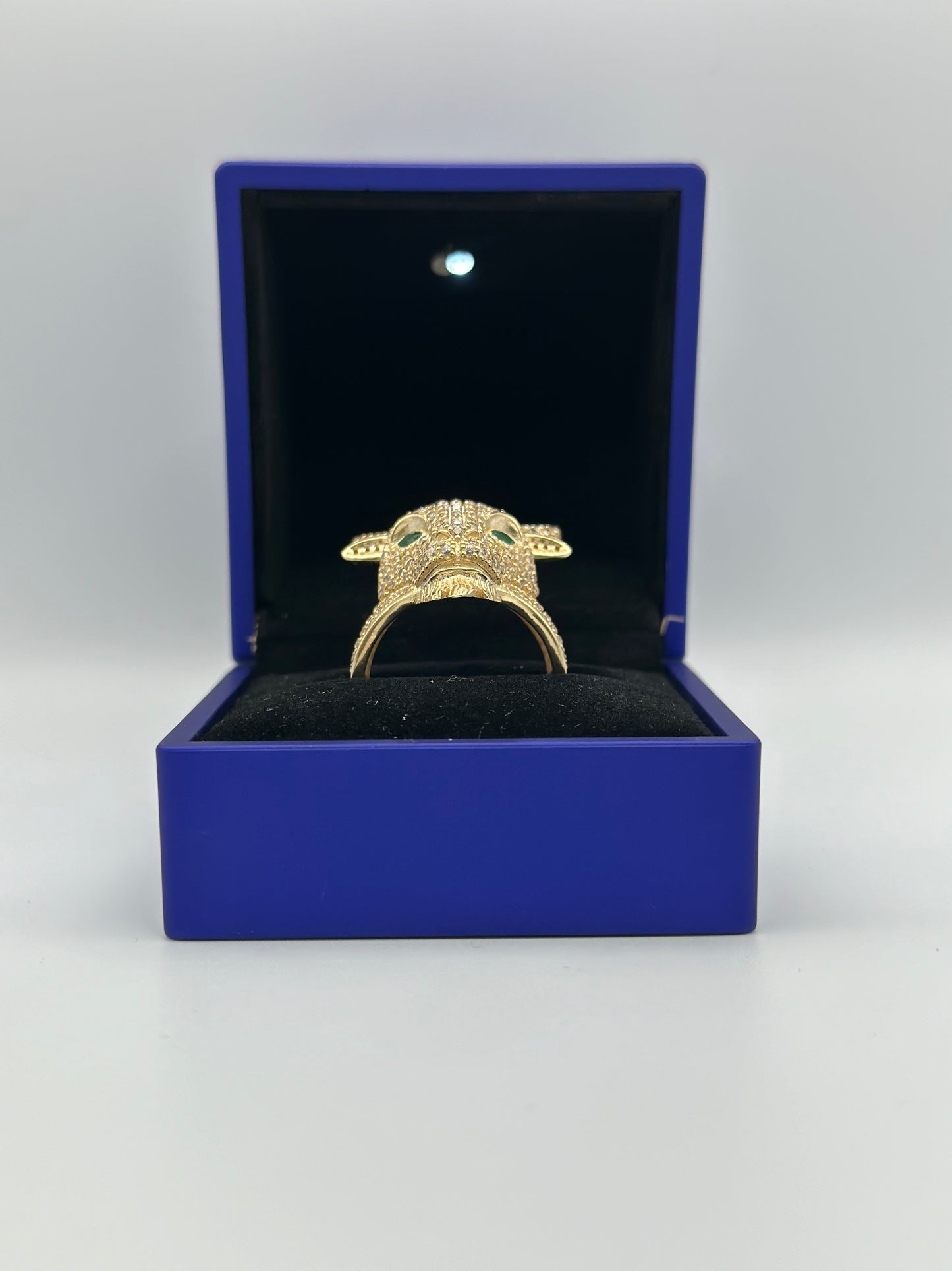 Goat design ring .