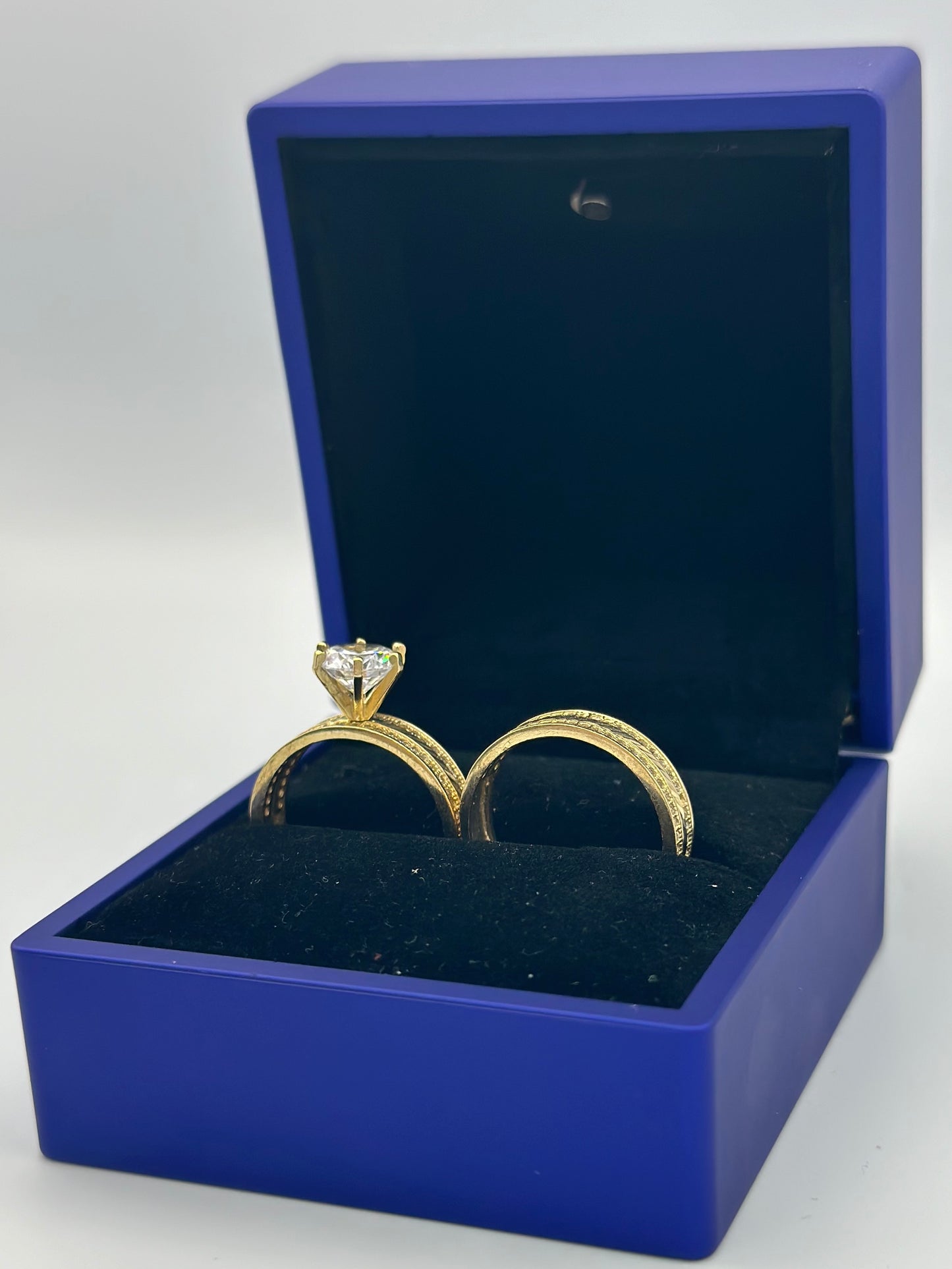 Female duo of wedding rings.