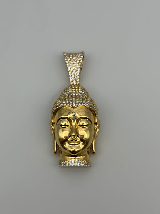 Medal with Buddha design.