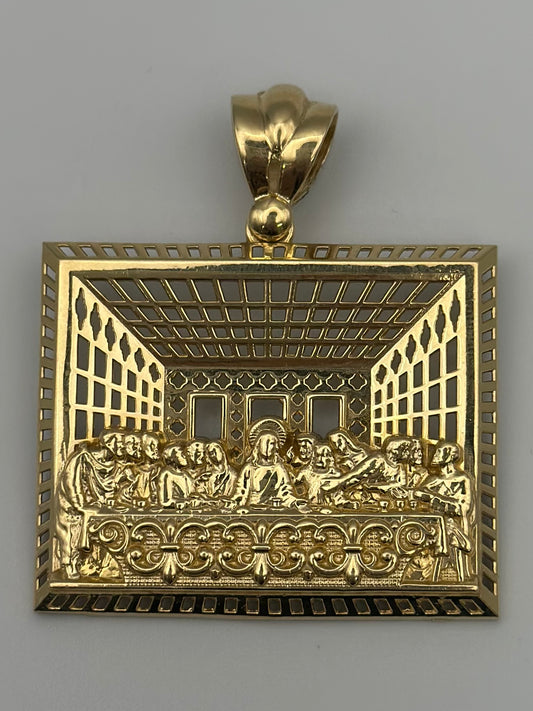 Last supper medal .