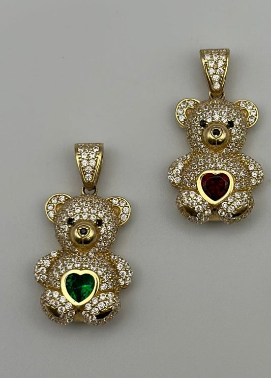Colorful bear pendant
