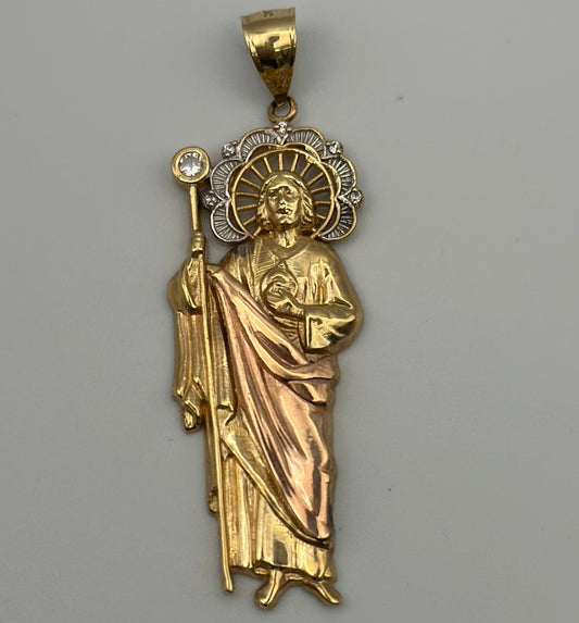 Triple tone pendant of St. Jude.