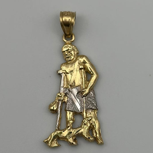 Medal with San Lazaro .