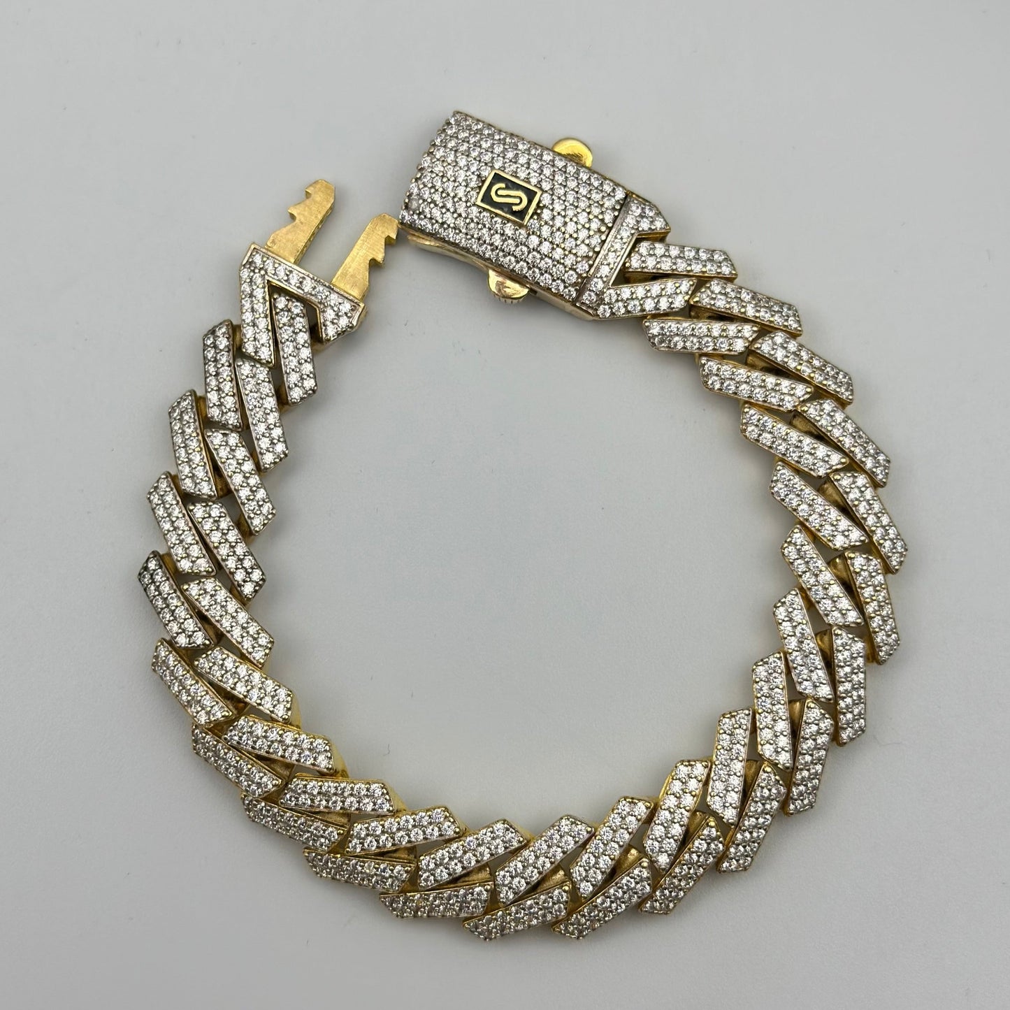 Monaco zirconia bracelet.